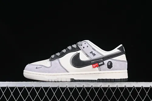 All Categories Nk SB Dunk Series Nk SB Dunk Low High-end Customized Low-top Sneakers Nk SB Dunk Low BAPE Co-branded Piggyback Hook Anniversary High-end Customized Low-top Casual Sneakers DM6868-031